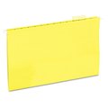 Coolcrafts Hanging File Folders- 1/5 Tab- 11 Point Stock- Legal- Yellow, 25PK CO950041